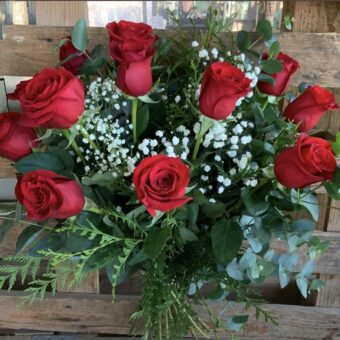 Ramo 12 ROSAS ROJAS